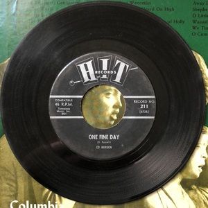 Ed Harden One Fine Day Vinyl 45 Record '65